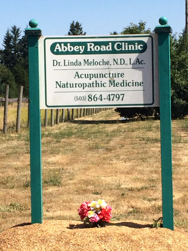Abbey Road Clinic sign